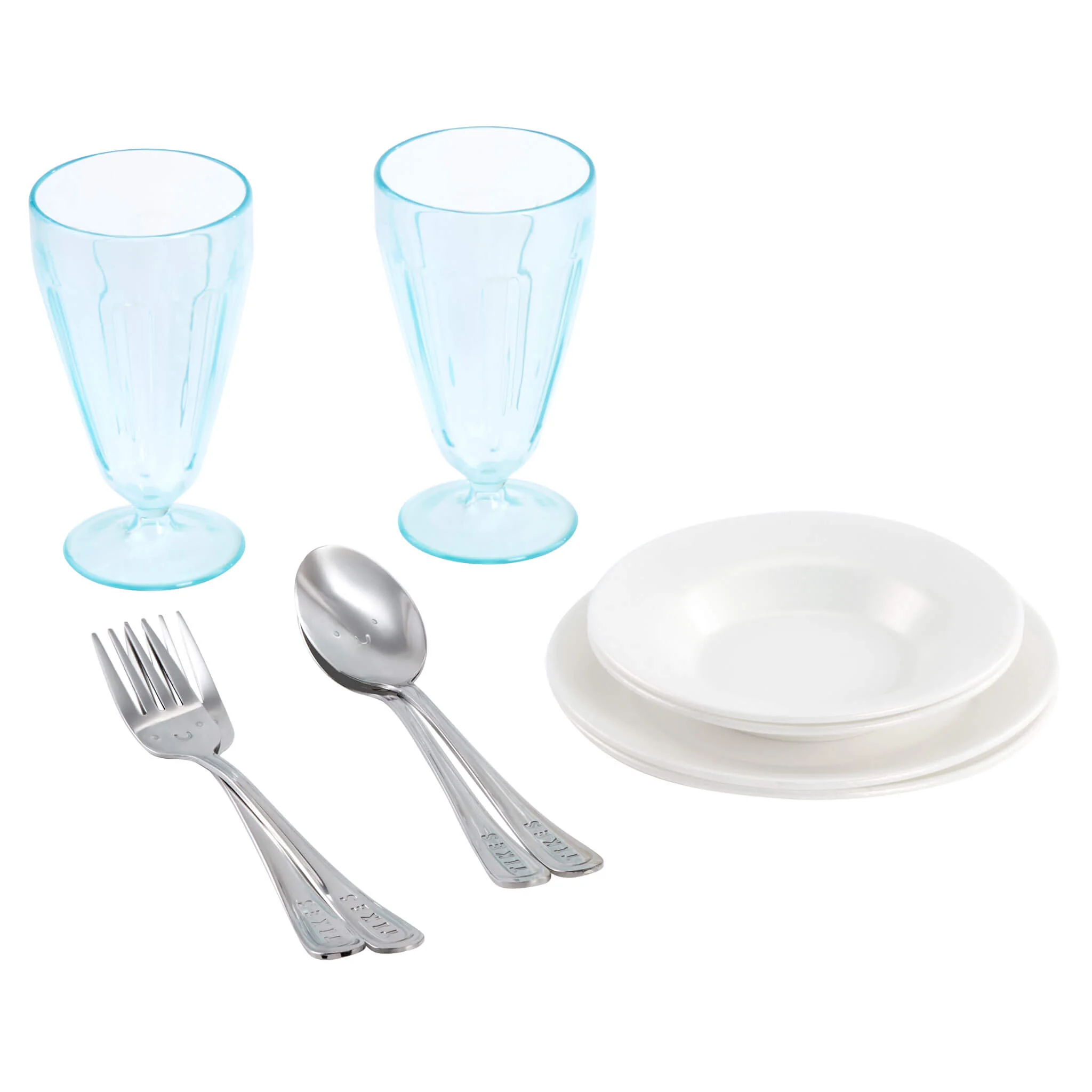 Little Tikes White – Sweet Spaces Dishware Set - Image 5