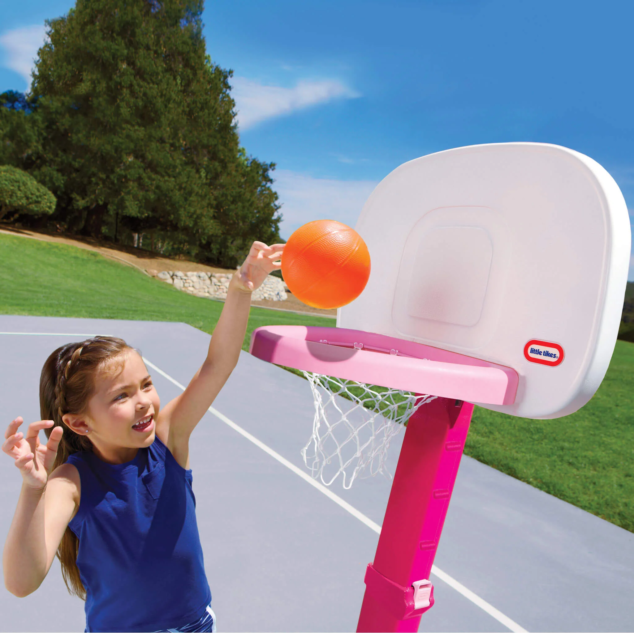 Little Tikes Pink – TotSports Easy Score Basketball Set - Image 4