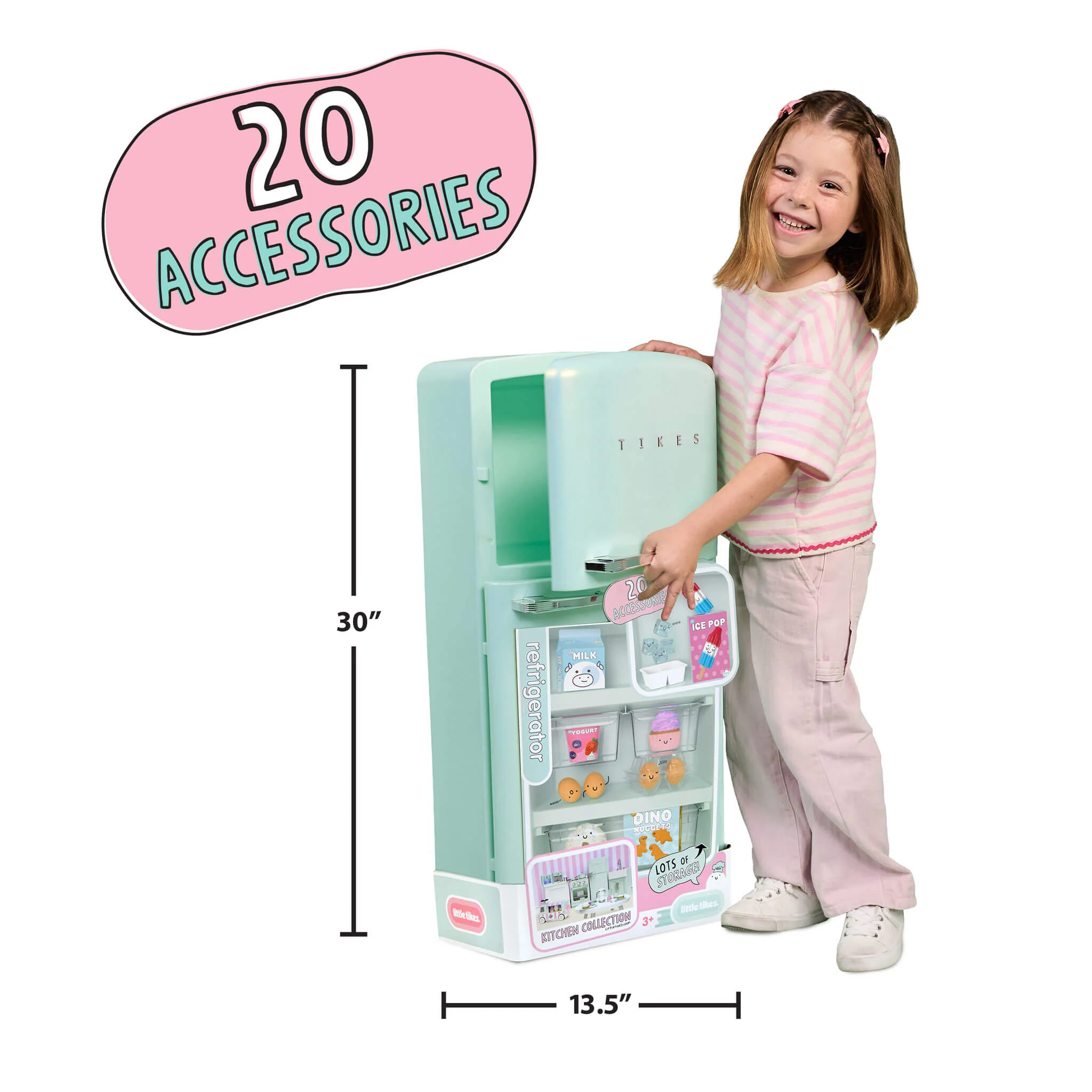 Little Tikes Sweet Spaces Modular Kitchen Refrigerator - Image 3
