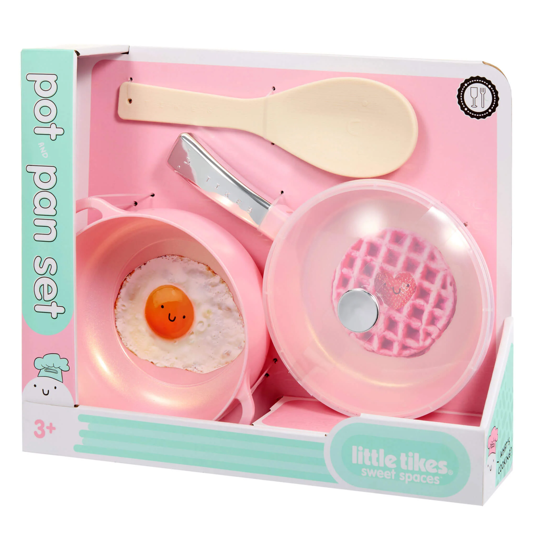 Little Tikes Pink – Sweet Spaces Pots & Pans Set - Image 5