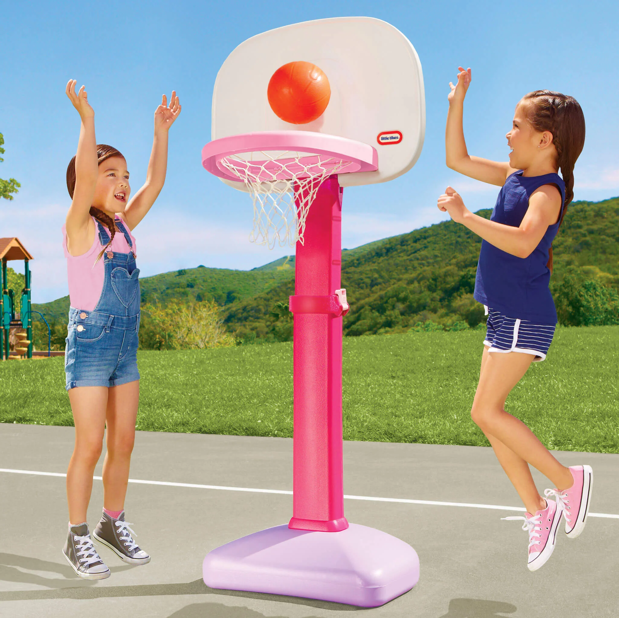 Little Tikes Pink – TotSports Easy Score Basketball Set - Image 2